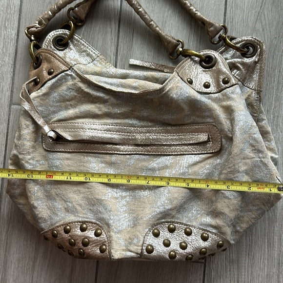 Ipa Nima Farrah Brushed Metallic Hobo Bag - Picture 16 of 17
